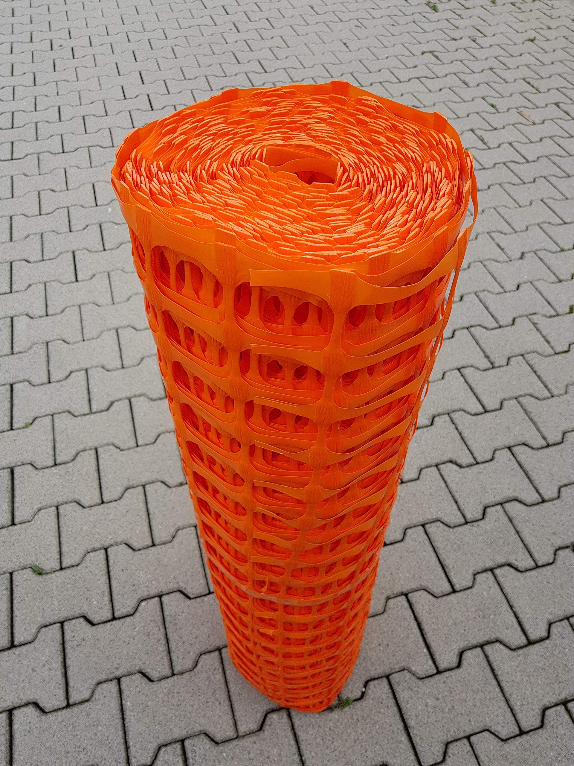 Kunststoff Fangzaun orange - extra schwer 12,5 kg, Gitterzaun, Schutzzaun, Warnzaun