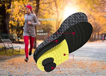 JobSite Power Tuff Anti-Fatigue Support Work Orthotic Insoles - Medium