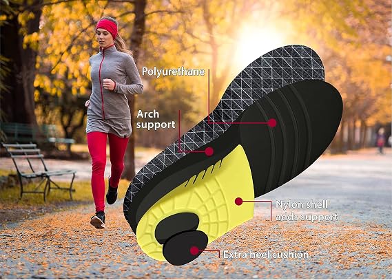 JobSite Power Tuff Anti-Fatigue Support Work Orthotic Insoles - Medium