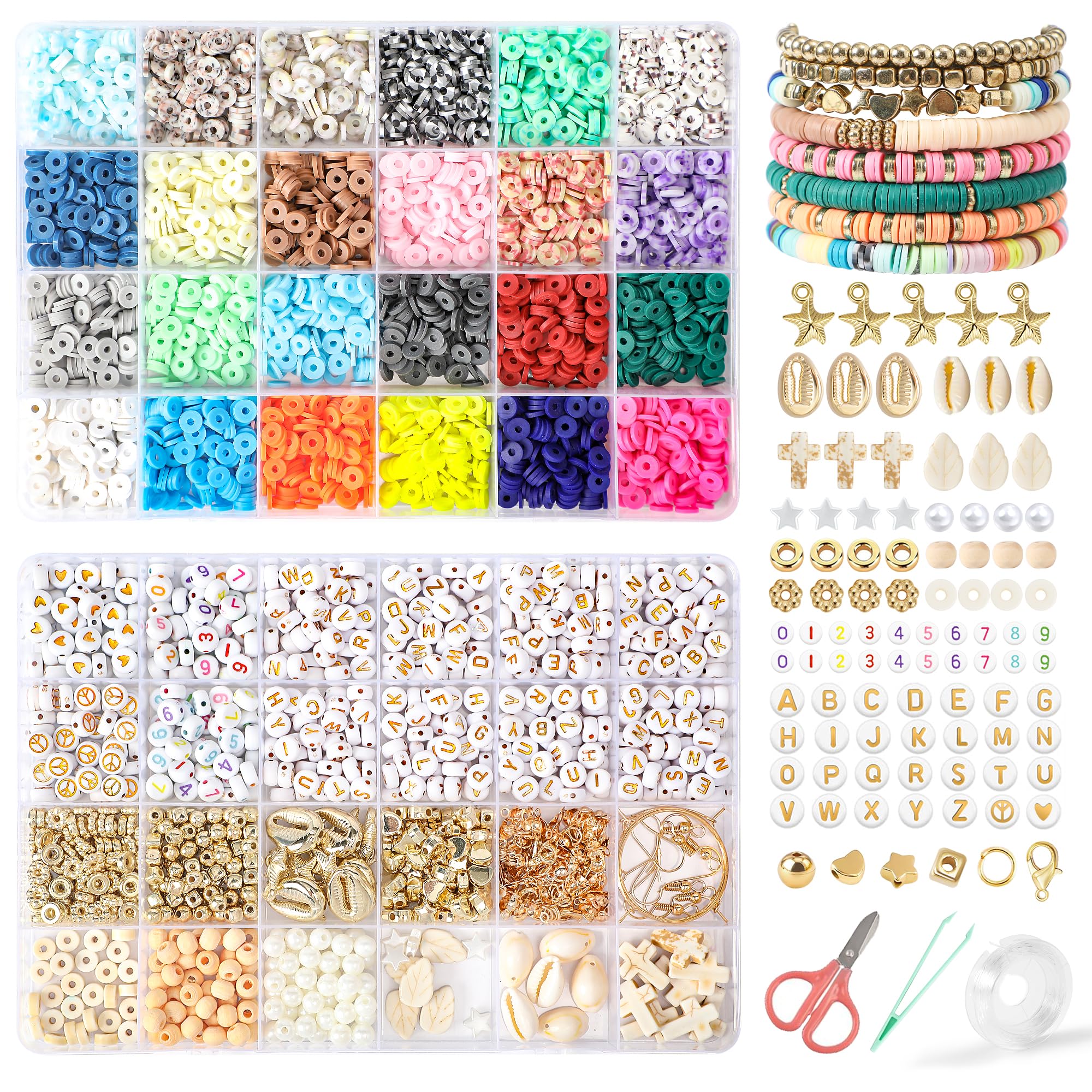 FEHCBIO Clay Perlen Set 6mm