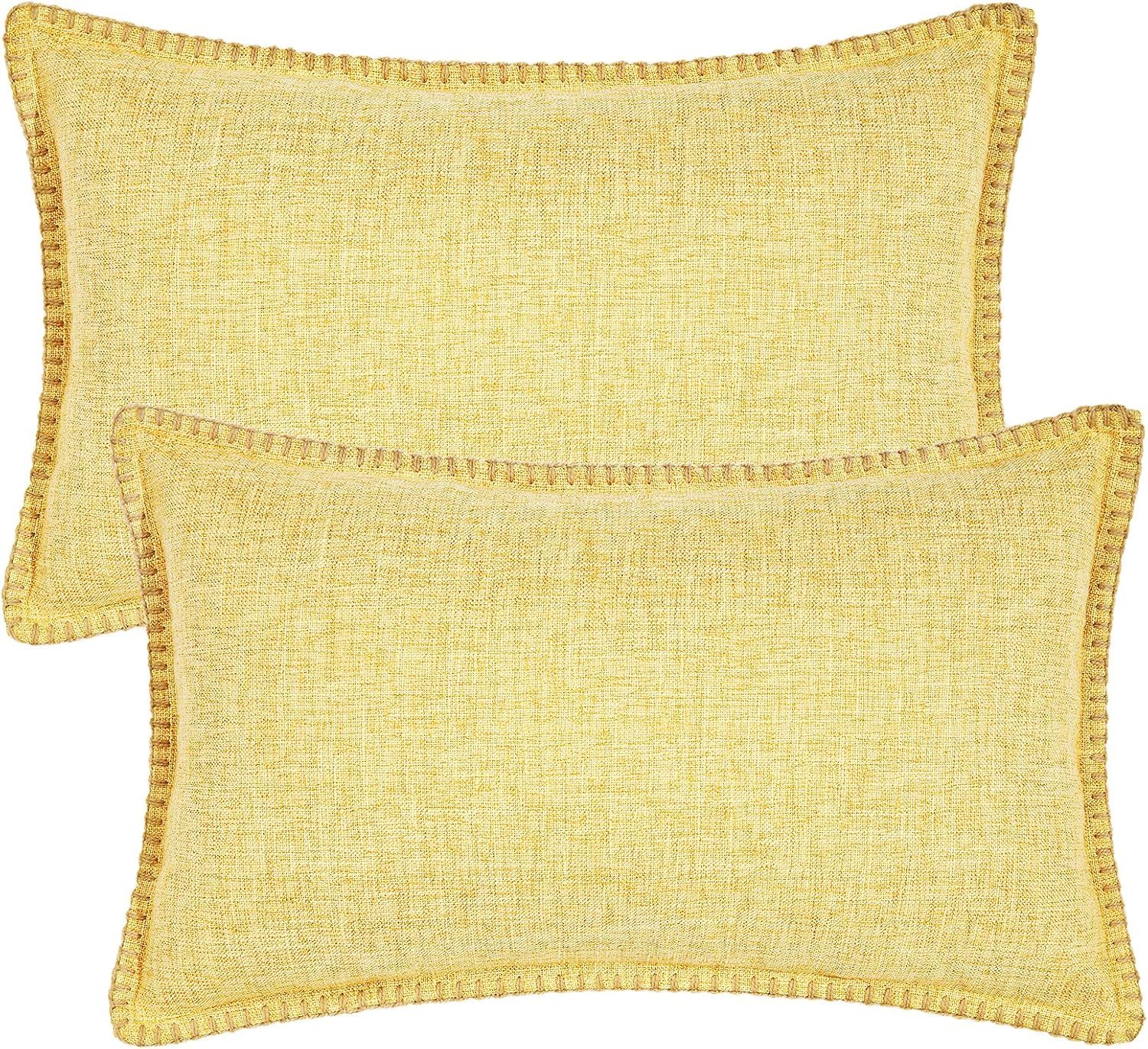 decorUhome Decorative Throw Pillow Covers 12x20 Set of 2