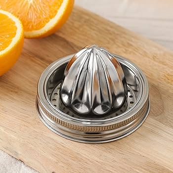 Johnny&#39;s - 【レモン】 Lemon Squeezer, Heavy Duty Zinc Manual Juicer, Threaded