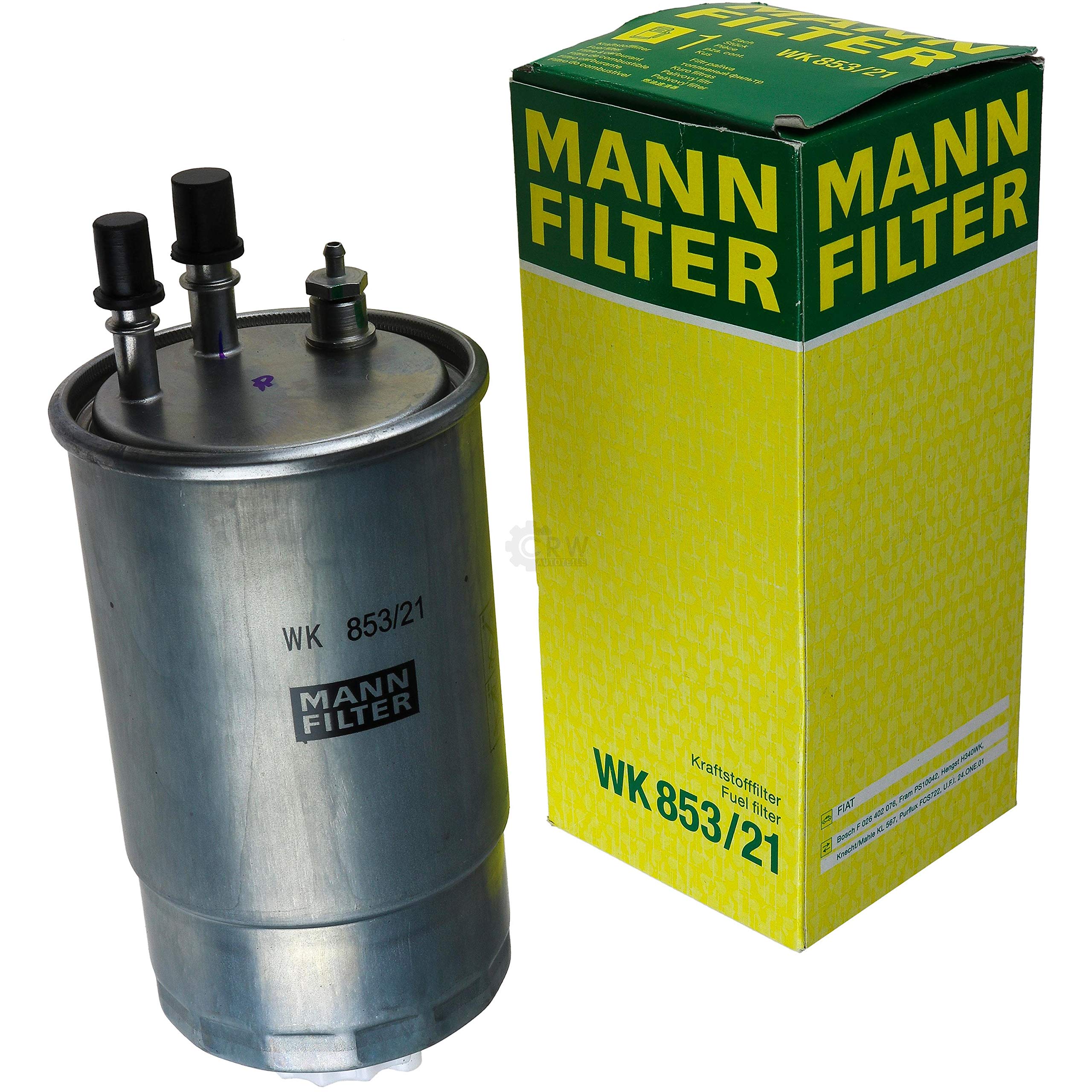 Paquete de inspección Kit de mantenimiento de filtros con filtro de aceite HU 722 y, filtro de aire C 18 003, filtro de combustible WK 853/21, filtro de habitáculo CUK 2232/1, tornillo de