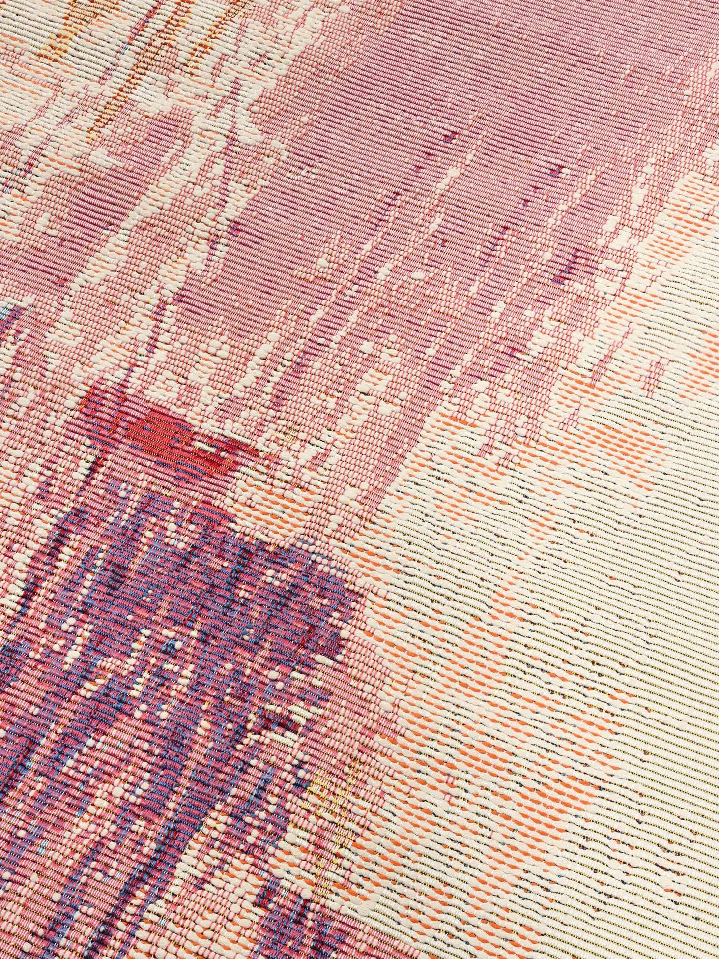 RugVista Anya Tapis intérieur et extérieur, Rond, Ø 100 cm, Multicolore