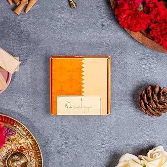 Nirmalaya Premium Sandalwood Incense Cones | Pack of 40 | Charcoal-Free | Long-Lasting Natural Aroma | Luxury Organic Dhoop for Pooja, Meditation & Home Purification Free Stand Inside