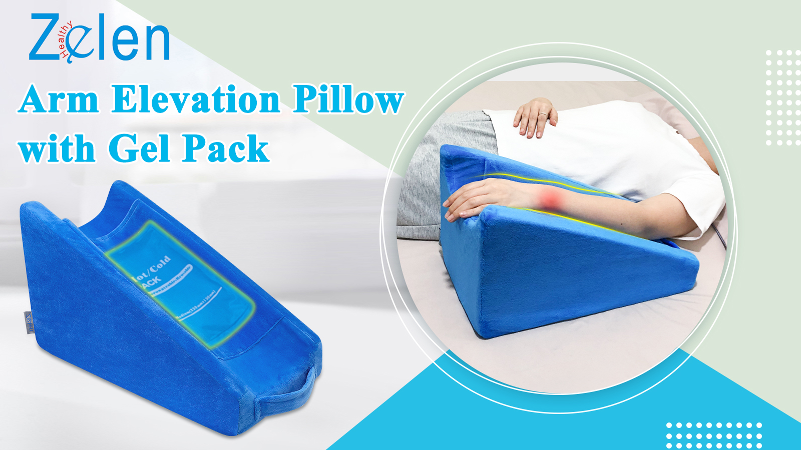 Amazon.com: Arm Elevation Pillow Wedge for Elevating Arm After ...