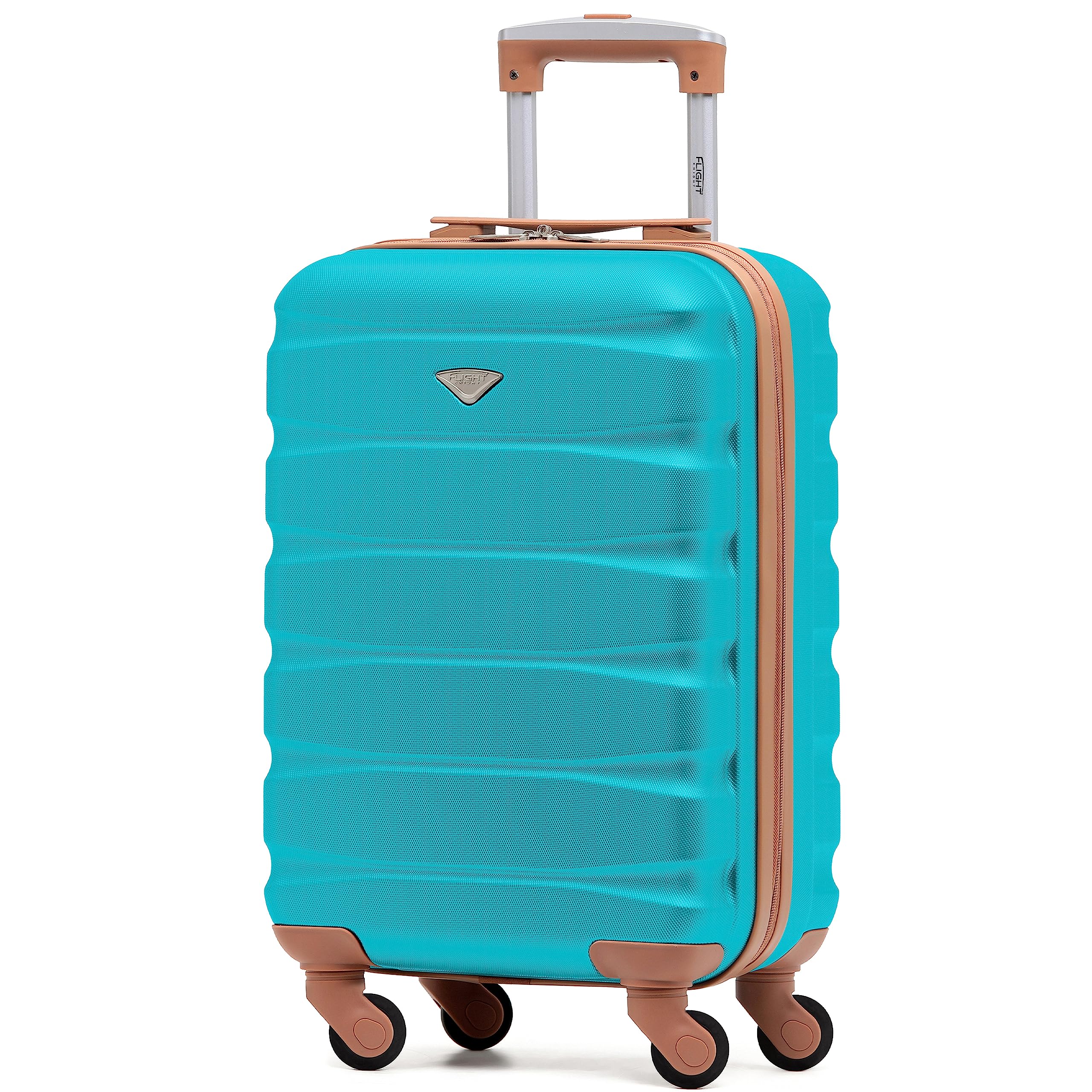 Flight Knight 56x45x25 EasyJet Cabin Bag, Jet2, British Airways Suitcase - Lightweight Small Durable 4-Wheel Cabin Case, Maximum Carry-On Size, ABS Hard Shell, 10kg Hand Luggage Bag- 56 x 45 x 25 — view 76