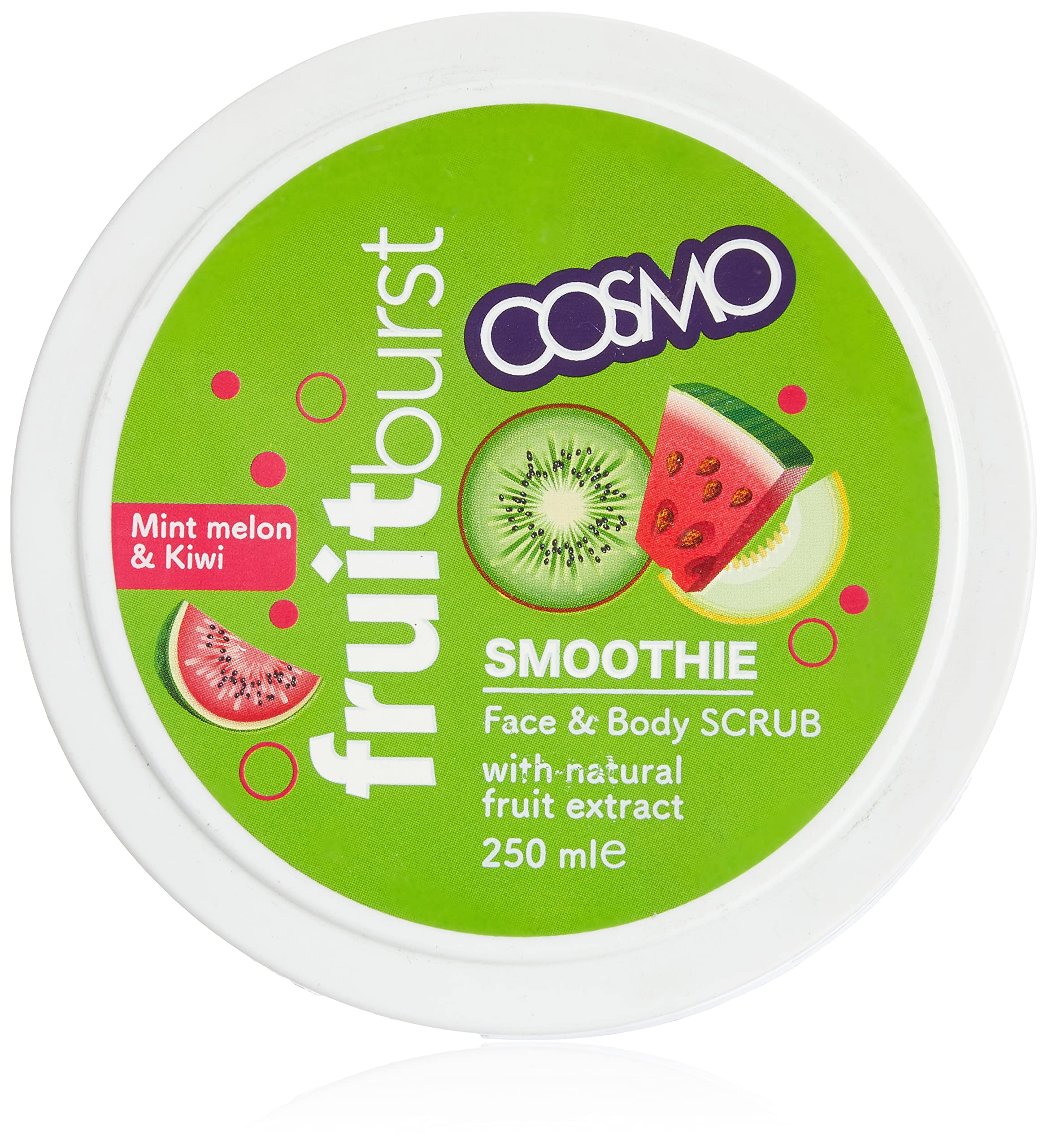 Cosmo Fruitburst Mint Melon And Kiwi Scrub 250ml