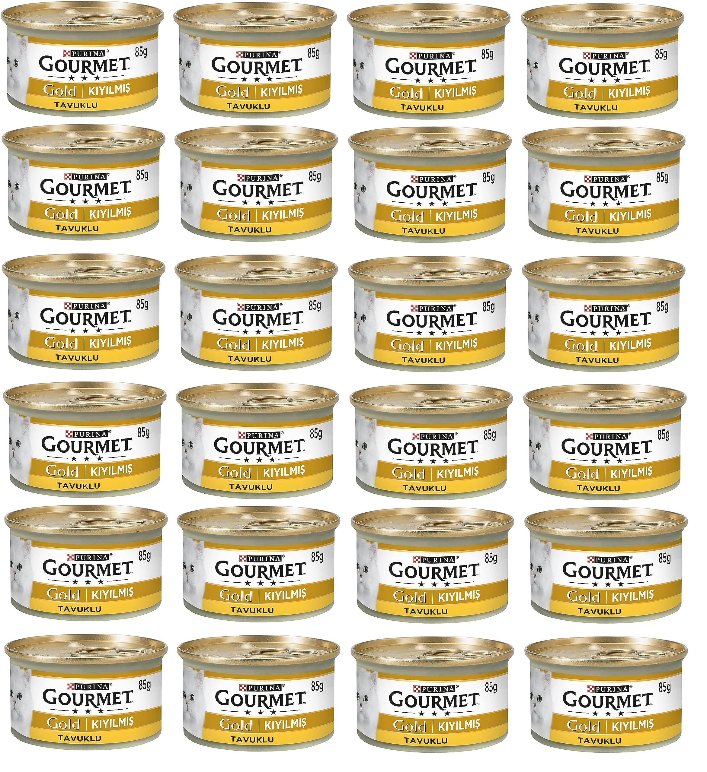 Gourmet Gold Kıyılmış Tavuklu Yaş Kedi Maması 85 gr x 24 Adet
