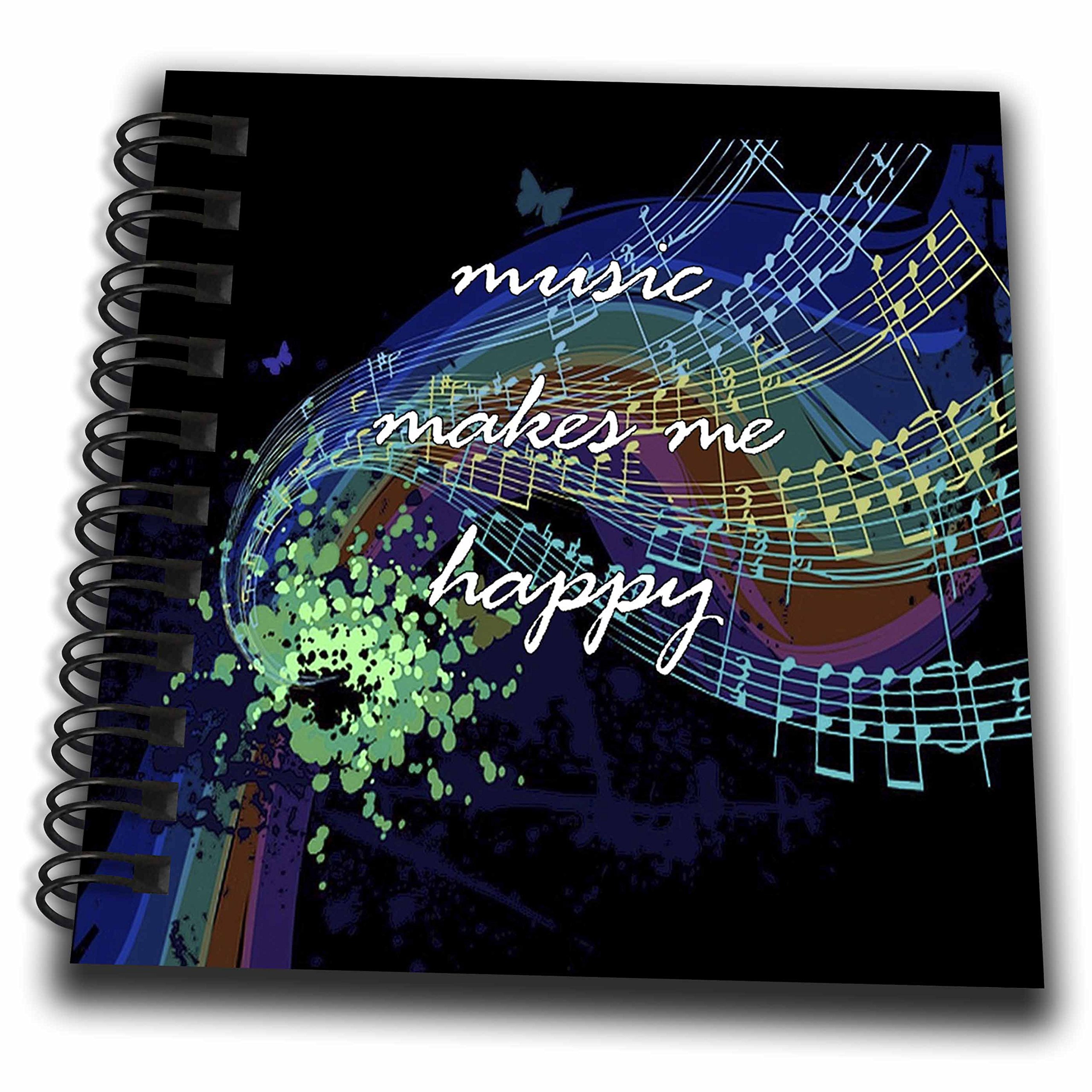 Bloc-notes arc-en-ciel de 4 x 10,2 cm, mini carnet de notes multicolore avec papillons - 3