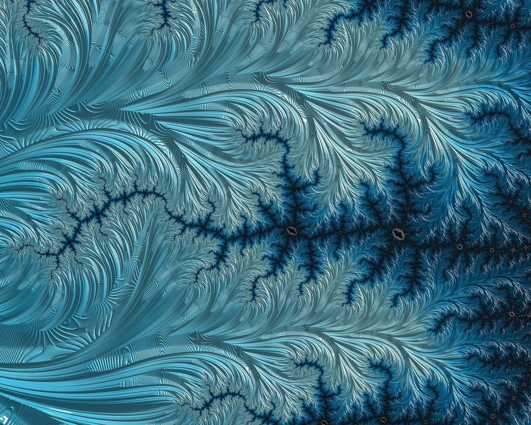 Crystal Wall Mural, Blue