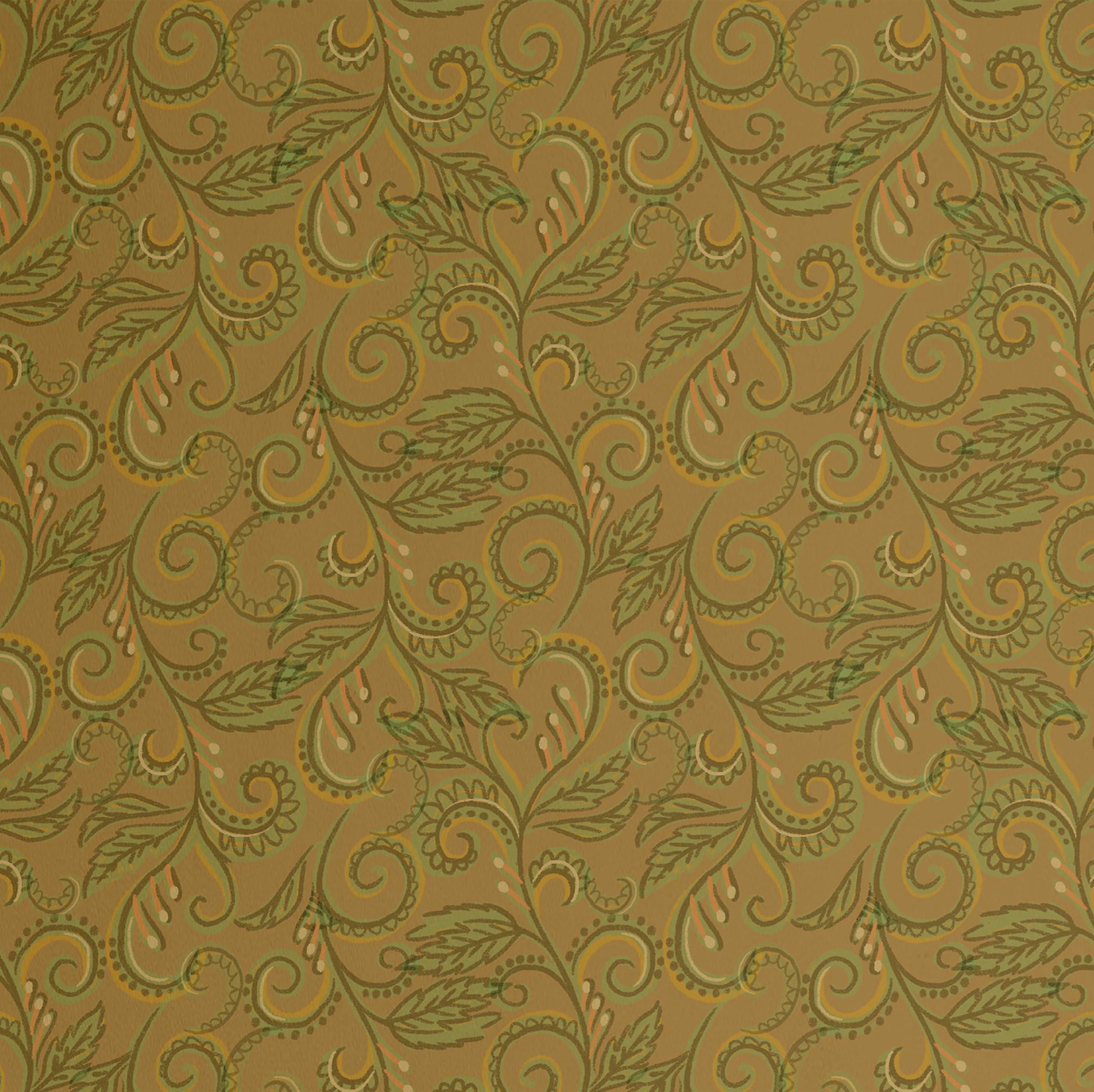 Papier peint moderne facile à poser soi-même | Vinyle adhésif vert 63x152 cm