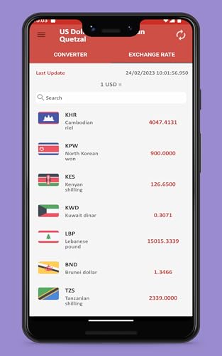 US Dollar to Guatemalan Quetzal To see the Exchange rate on your Phone and Tablet
