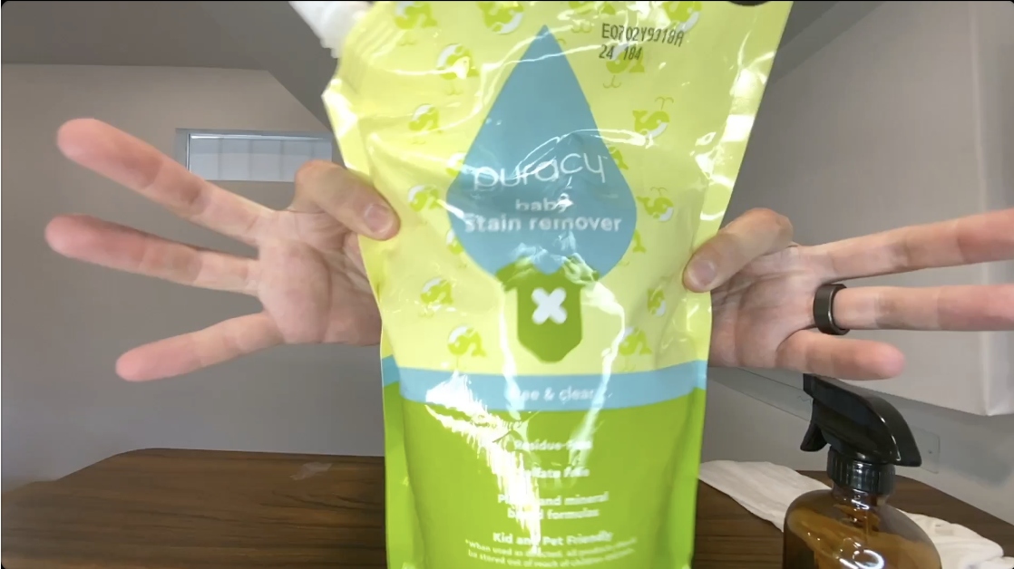 BEST Laundry Stain Remover? | Puracy Clothes Cleaning Spray