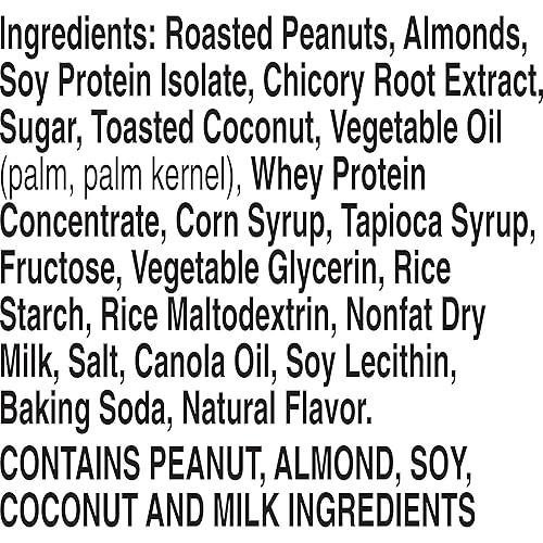 Vista 21 de Nature Valley Barras de granola de proteína masticable, nueces de caramelo salado, 5 barras, 7.1 onzas