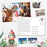 Postkarten: Wichtel auf Reisen