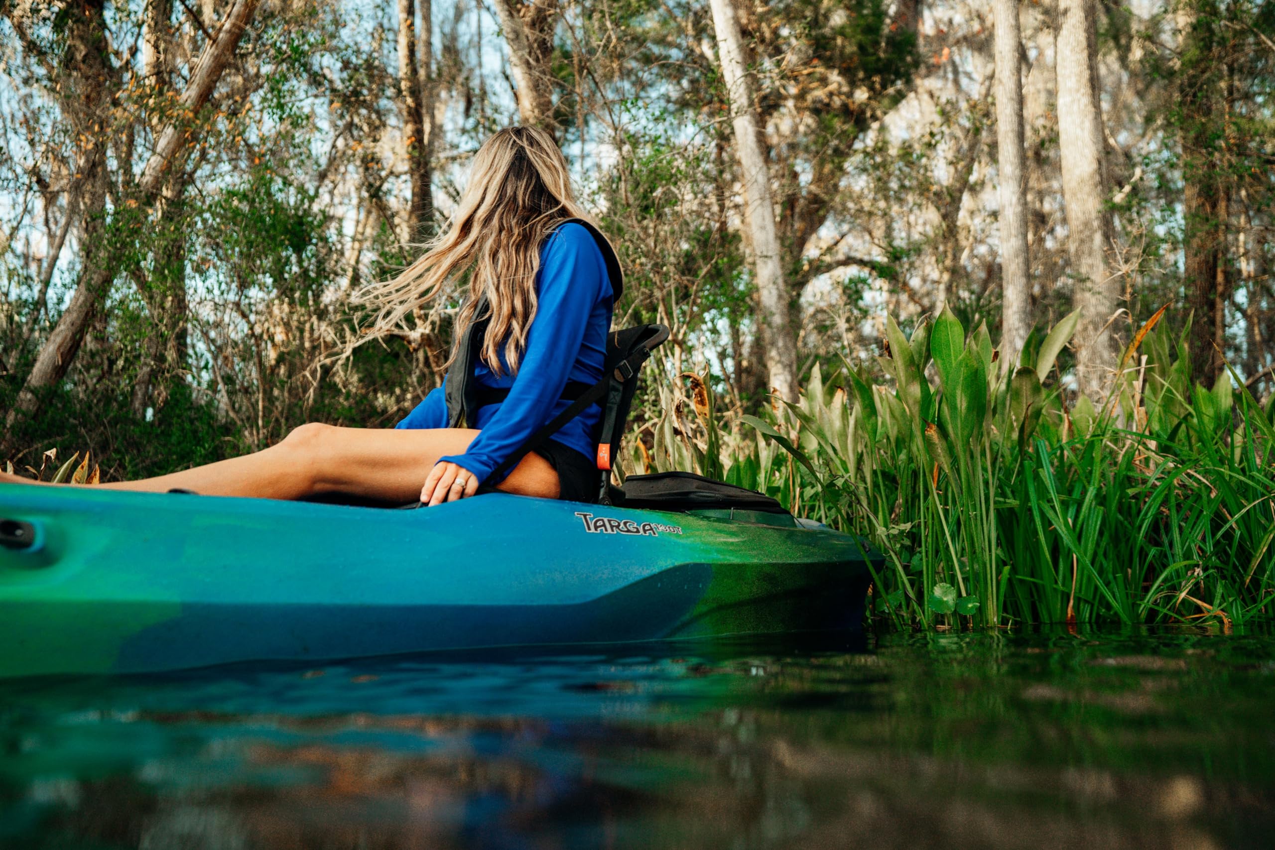 Wilderness Systems Targa 100 - Recreational Sit on Top Kayak with Enclosed Storage - Frame Seat Back - 10 ft - Galaxy