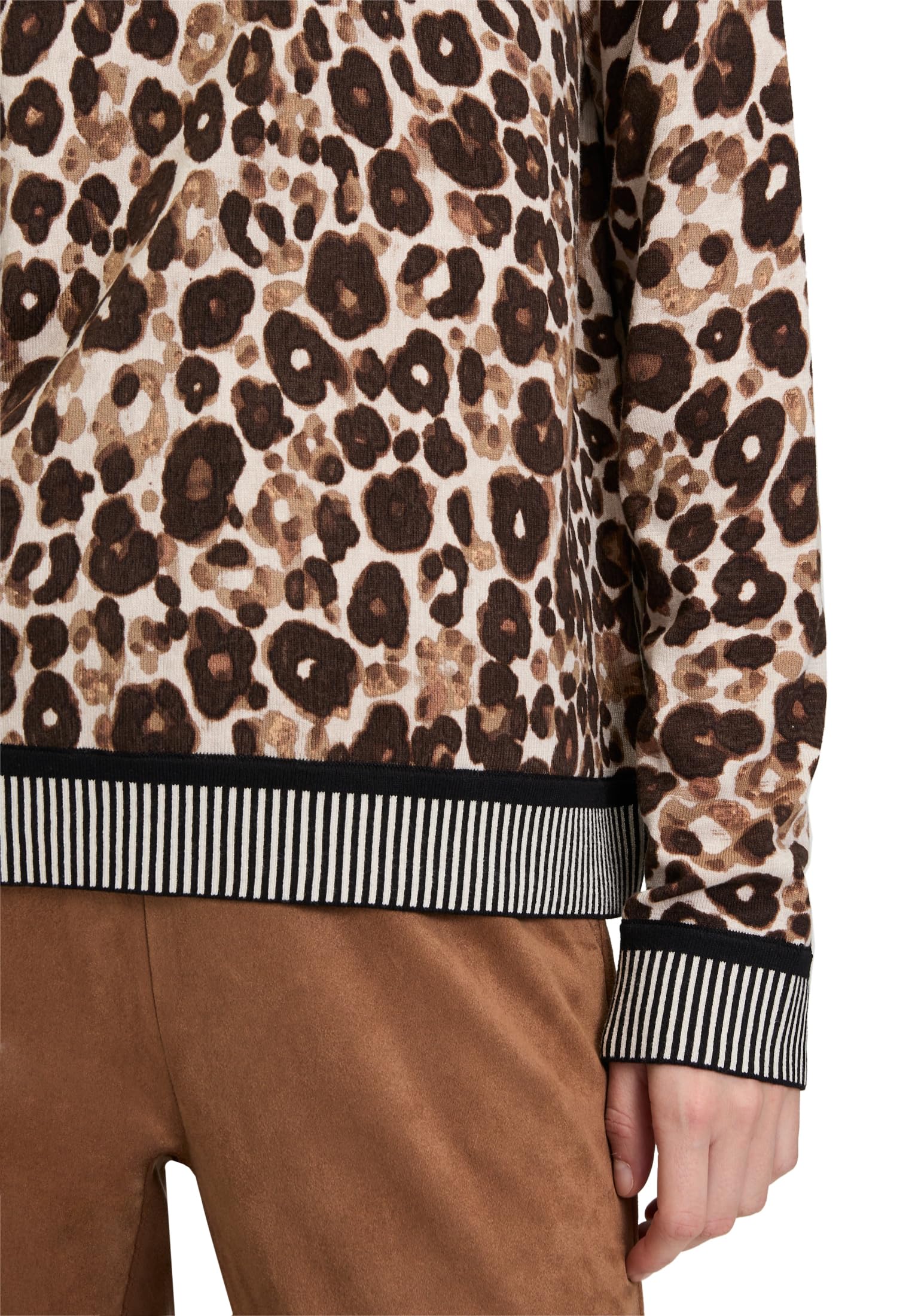 Betty Barclay Damen Strickpullover mit Animalprint