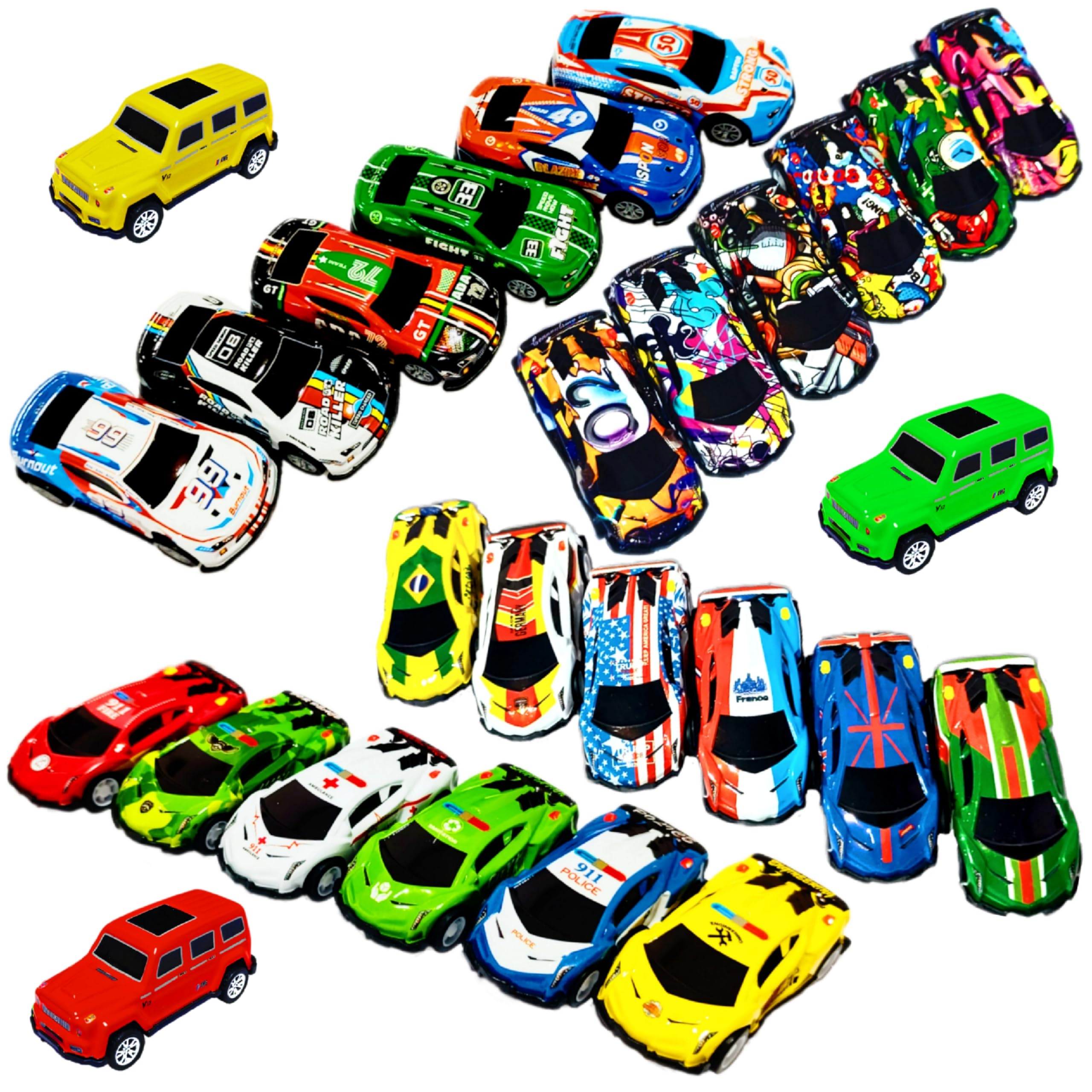 KC FAST Pack of 27 Mini Pull Back Metal Car Toy for Kids Fun Play Game Metal Cars (Pack of 27) (B0DD3MQXJZ) Amazon Price History, Amazon Price Tracker