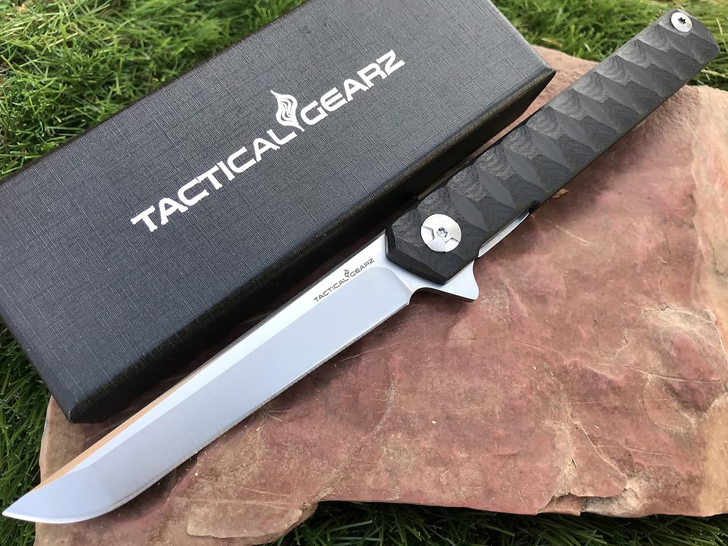 TACTICAL GEARZ Pocket Folding Knife for EDC! 4”Stainless