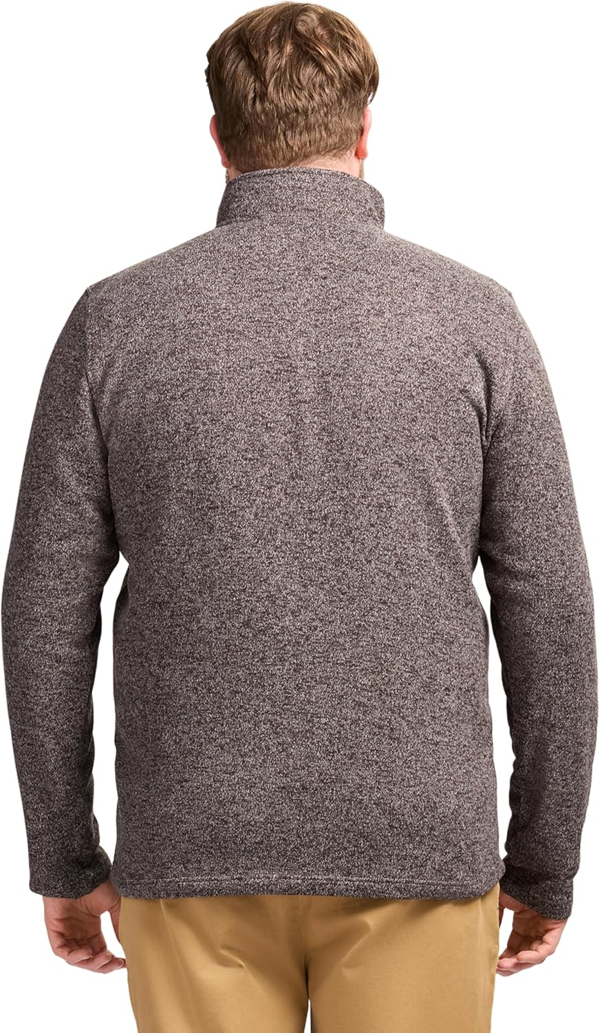 Izod Mens Big and Tall Thermosoft Quarter Zip Sweater Fleece Pullover - Image 2