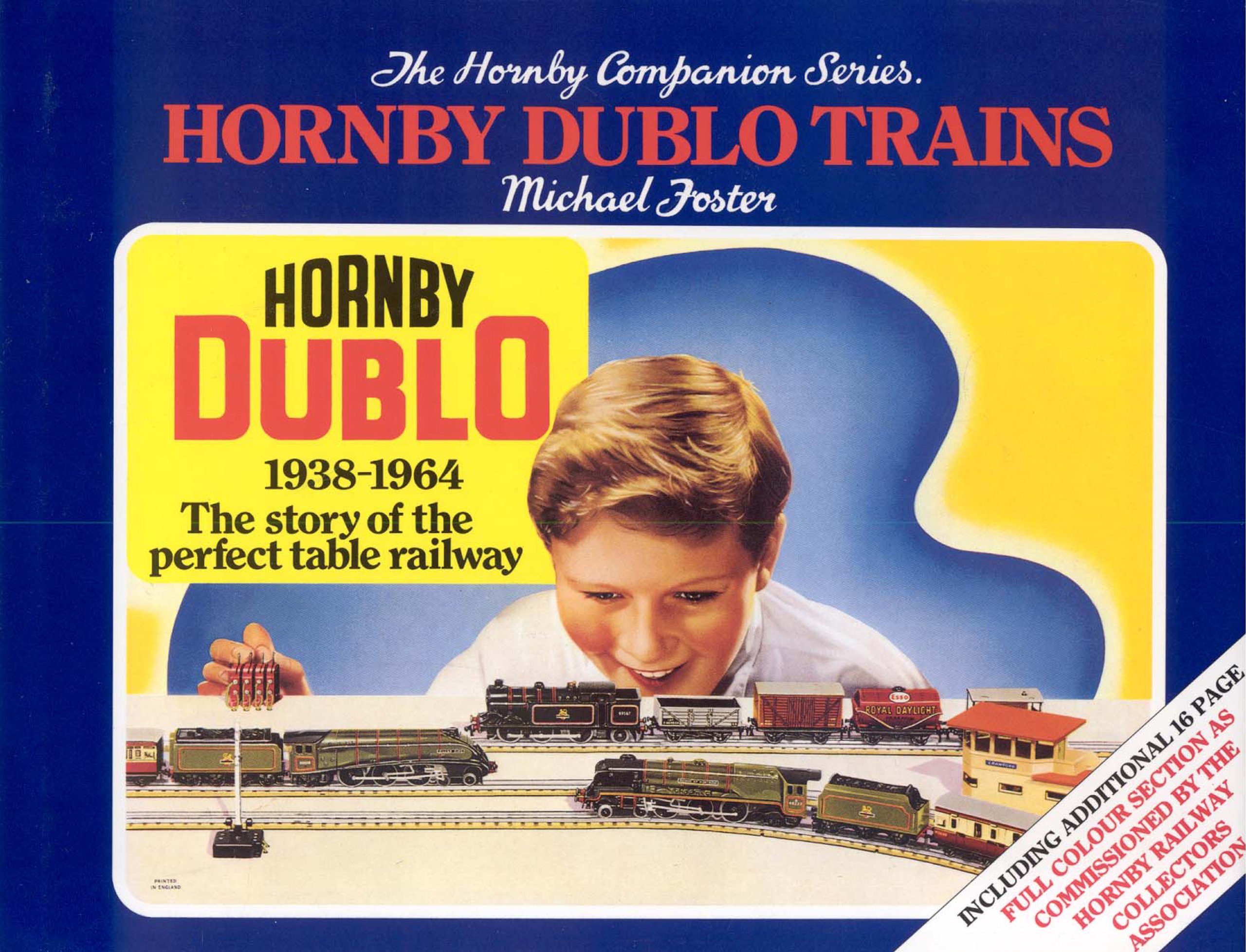 Affiche Publicitaire De Magasin Hornby Dublo – Book Of Trains Originale, 48x18cm, Vintage