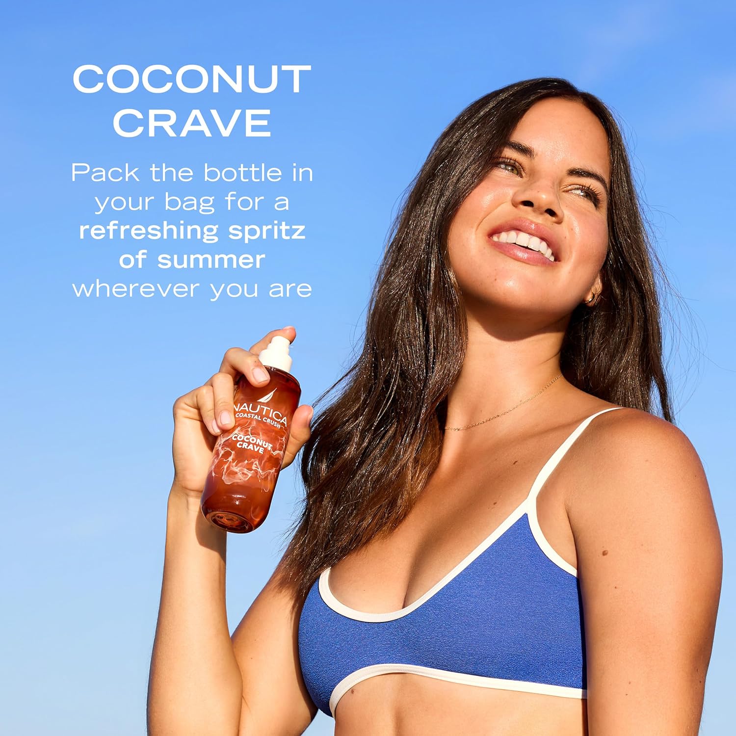 Nautica Coconut Crave, a Fruity Gourmand Hair & Body Mist for Women, Notes of Coconut, Apple and Cedarwood, Long Lasting, 8.0 fl oz - Image 7