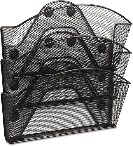 Vista 2 de Safco Onyx, malla magnética, Negro