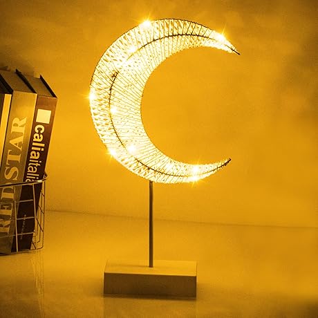 Enchanting Ramadan Moon Lamp: Adorn Your Abode with Celestial Grace