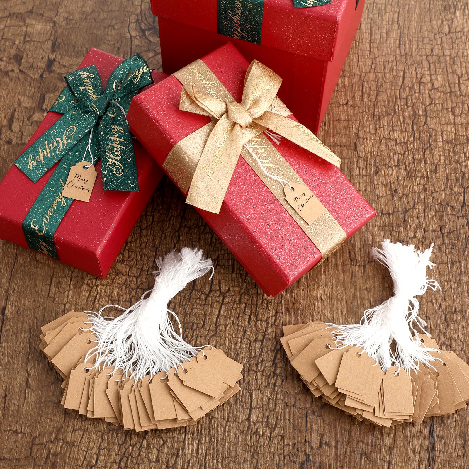 Prasacco 200 etichette per etichette dei prezzi 2,5 x 1,5 cm carta kraft per