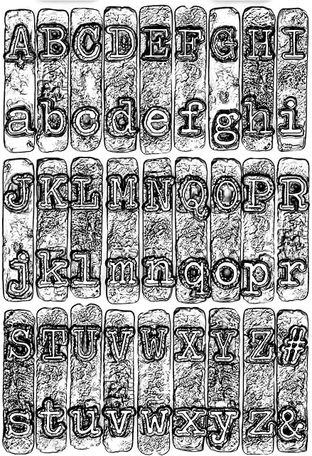 Sizzix 3-D Texture Fades Embossing Folder 664760 Typewriter by Tim Holtz One Size, Multicolour. Personalize and Customize Your Projects with Typewriter by Tim Holtz!