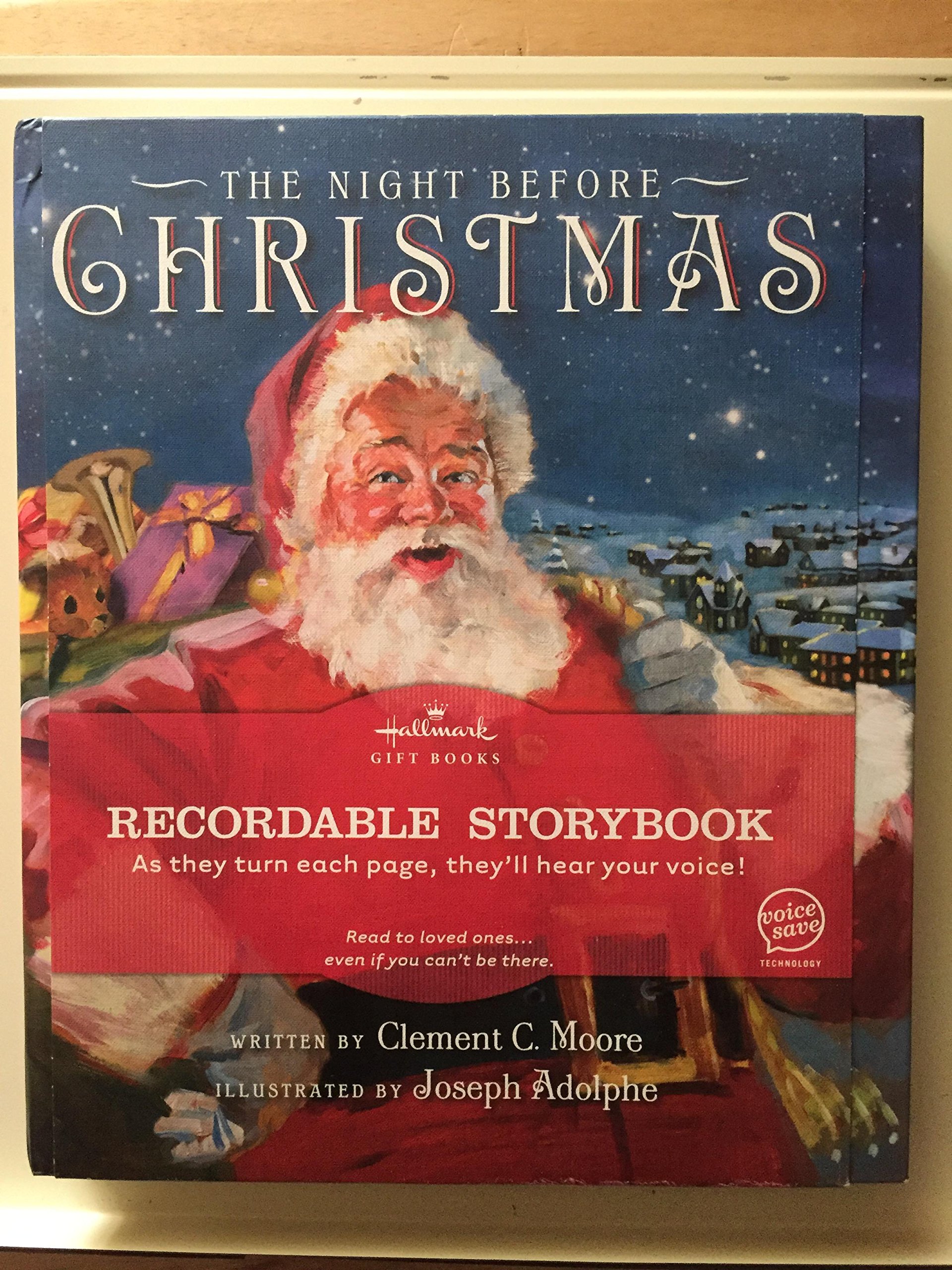 THE NIGHT BEFORE CHRISTMAS HALLMARK RECORDABLE BOOK Amazon.co.uk Books