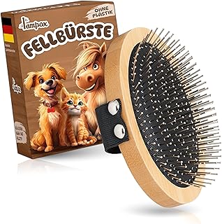 Fur Brush, Dog Brush, Pet Brush, Dog Hair Brush, Premium Brush for Dogs & Cats for Gentle Grooming, Curry Comb for Dogs & Cat Brush, Dog Comb with Massage Effect, Pet Brush product image
