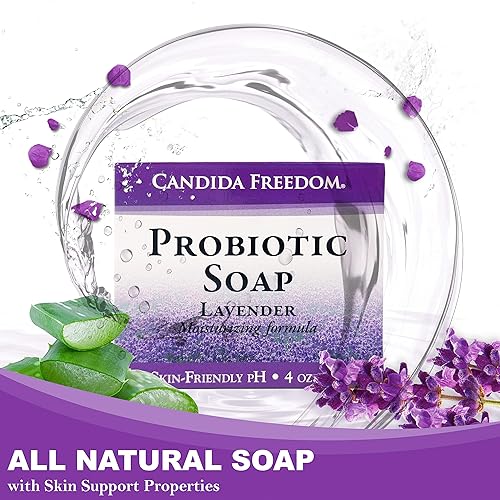 Miniatura 6 de Massey's CF - Jabón probiótico 100% natural, jabón corporal de limón y lavanda, lavado facial para piel sensible con limpiador de piel AcneZero