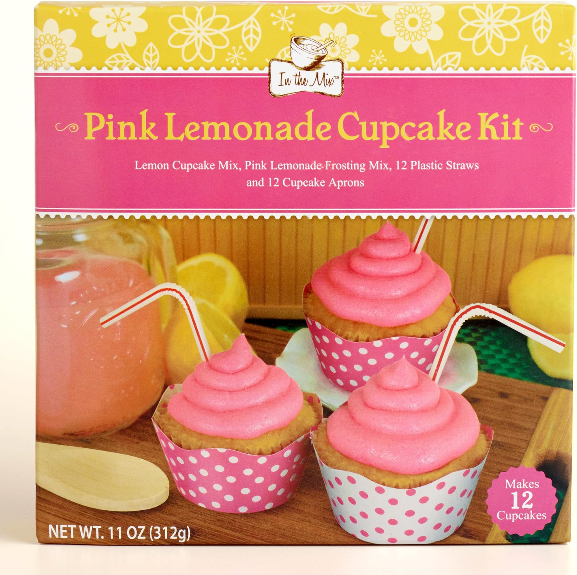 Pink Lemonade Cupcake Kit by In the Mix 11 oz. Makes 12 Cupcakes