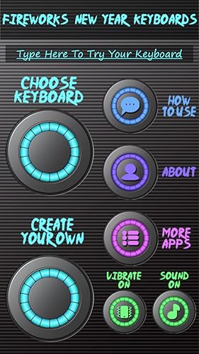 Fireworks New Year Keyboards