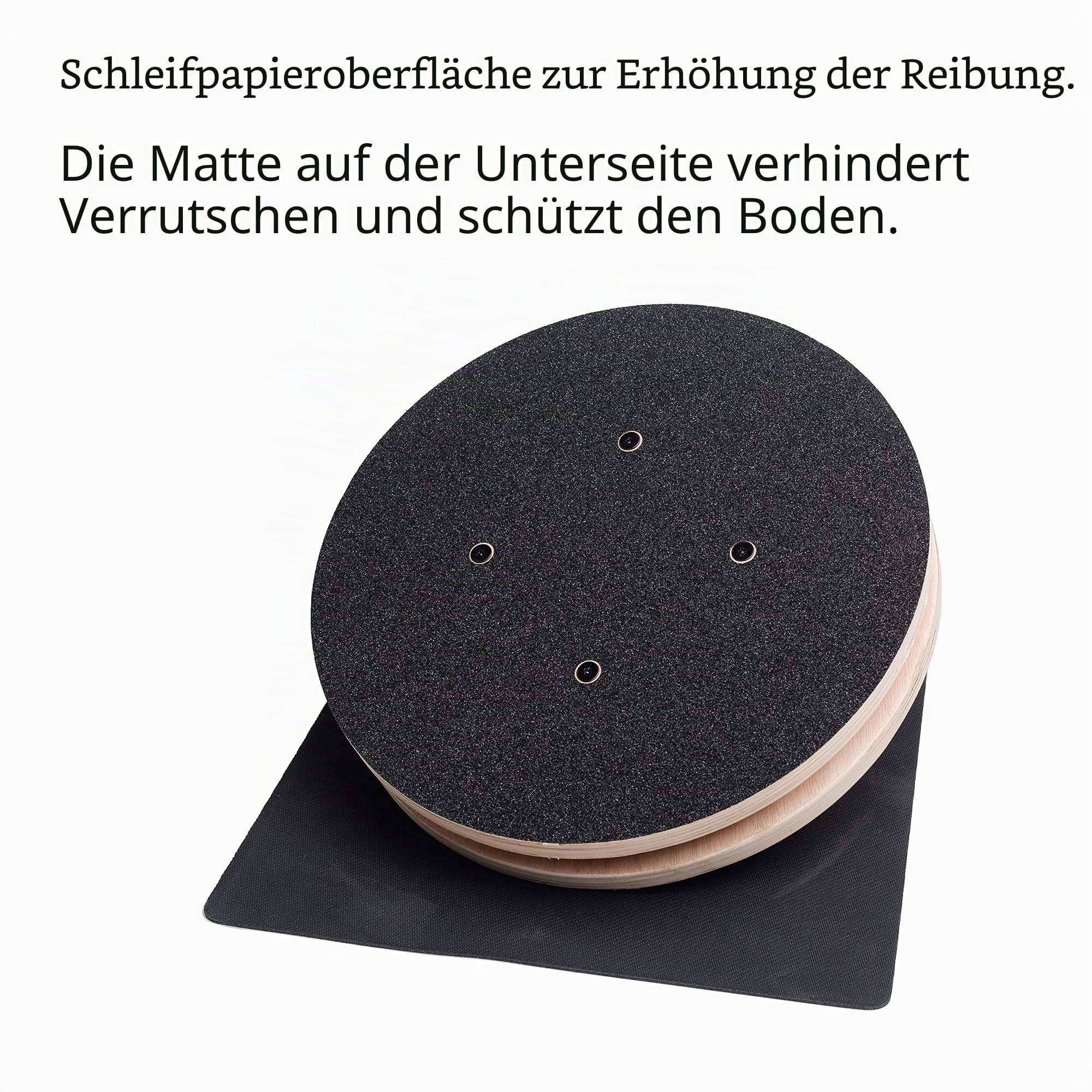 Core Bauchmuskelbrett für Übungen, 33 cm, große Taille, Twist-Disc zum Abnehmen und Stärken von Bauch- und Bauchtrainingsgeräten