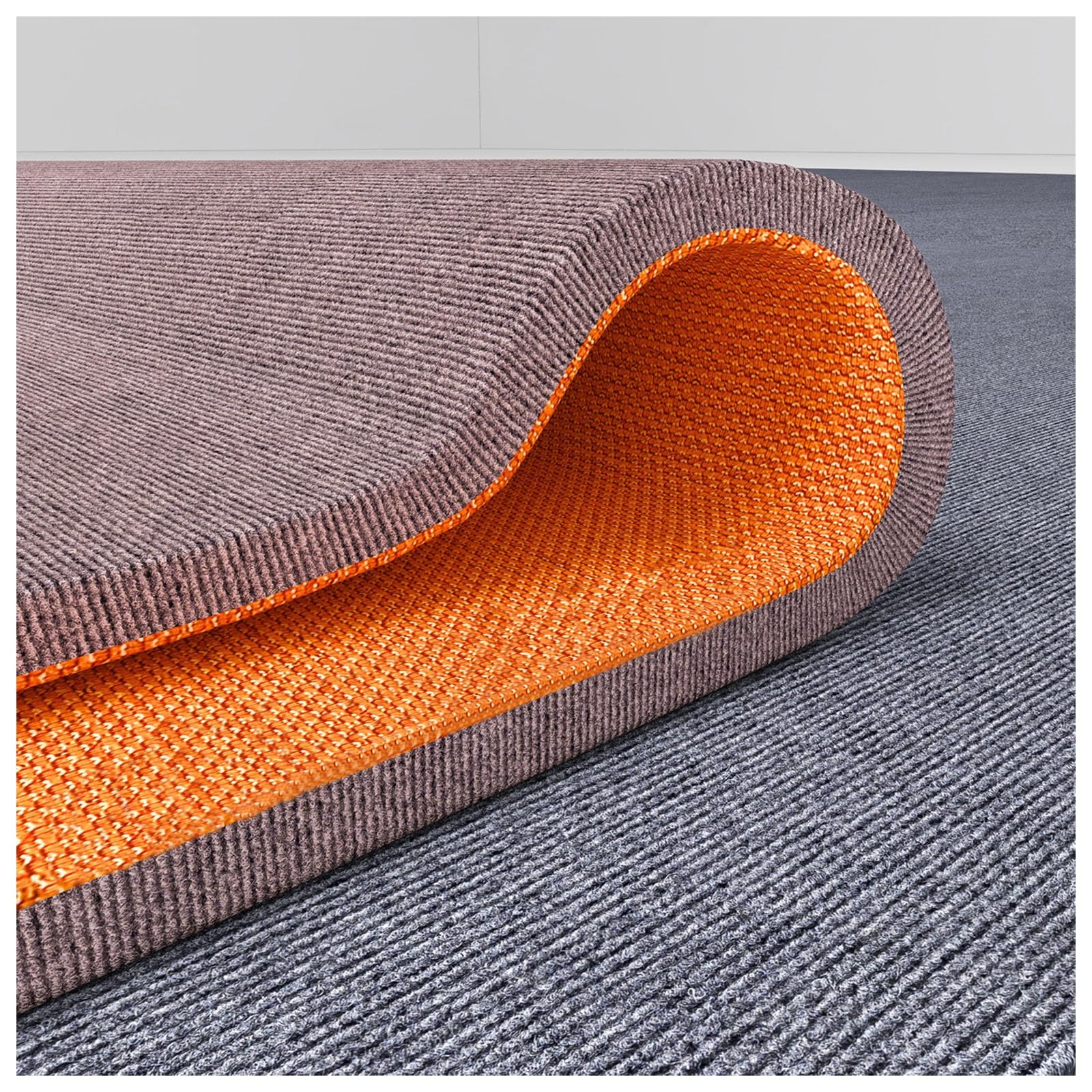 Bodenschutzmatte Fitnessgerät, 8mm Antivibrationsmatte, Sportmatte Groß Schalldämmung, Rollentrainer Matte Anti Vibration, Schallschutzmatte für Büros/Musikzimmer