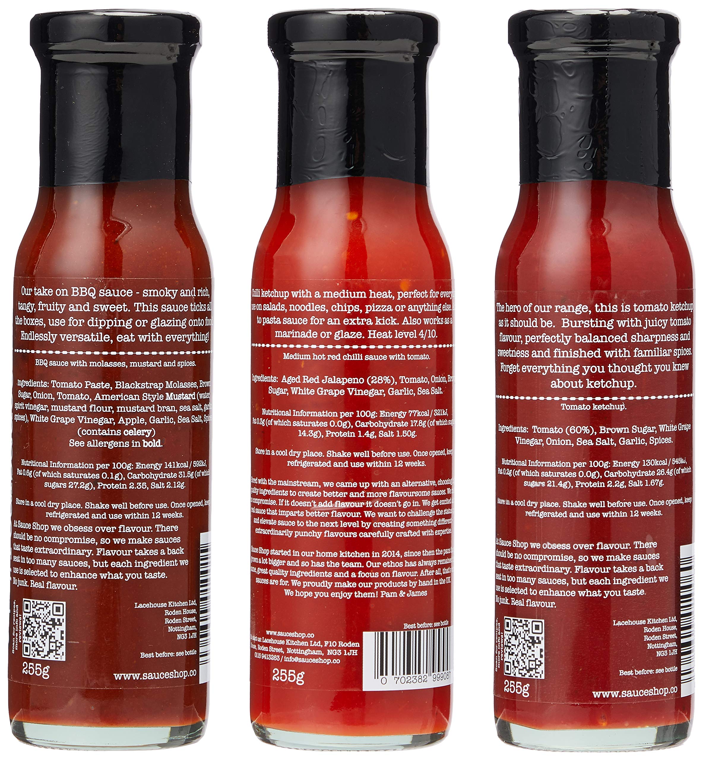 Sauce Shop The Essential Sauce Box 3Piece Gift Box, Original BBQ