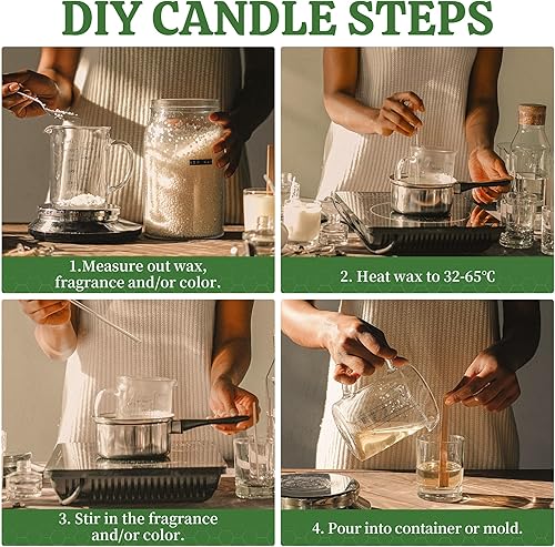 Miniatura 7 de YASNAY Pellets de cera de abeja amarilla de 10 libras, cera de abeja 100% orgánica, cera de abeja para hacer velas, cuerpo, cuidado de la piel,