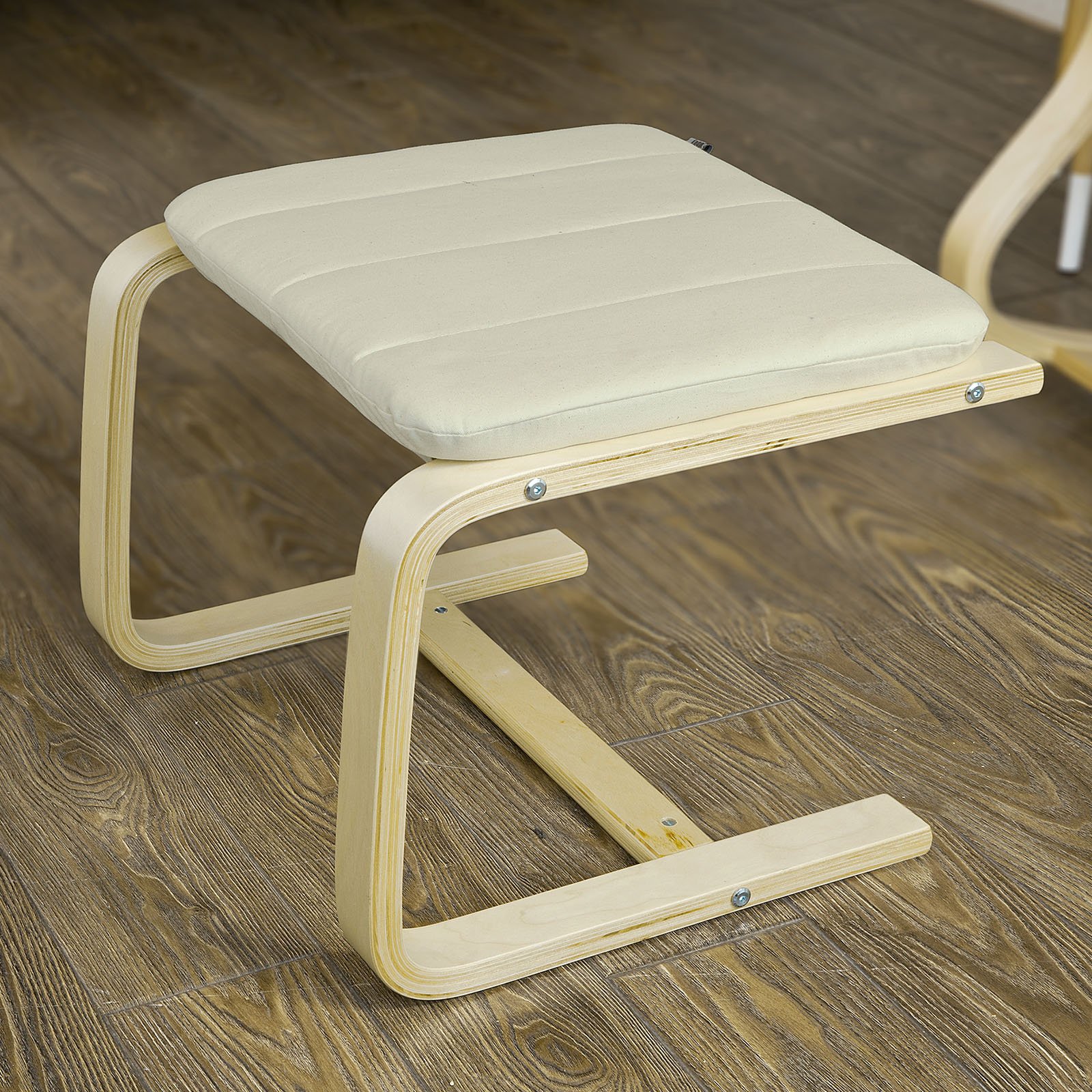 SoBuy FST38-W Tabouret Repose-Pieds Pour Fauteuil Relax - Hauteur 39 cm