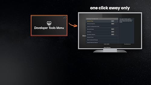 Developer Tools Menu - shortcut Loader to dec tools menu screen for Fire TV