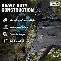 Vista 4 de MVRK Mochila de pecho resistente al agua - Chaleco para correr para entrenamientos, soporte para teléfono para correr, almacenamiento adicional