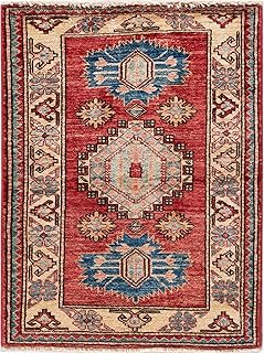 Super Kazak 66x87 Handgeknüpft Orientteppich Teppich Wolle