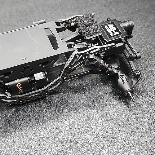 Miniatura 5 de Mofo Rc AX24 Fibra de carbono o aluminio AX-Blades, fibra de carbono de las placas de choque