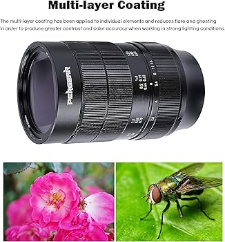 Amazon.com : PERGEAR 60mm F2.8 II Ultra-Macro Lens with 2X