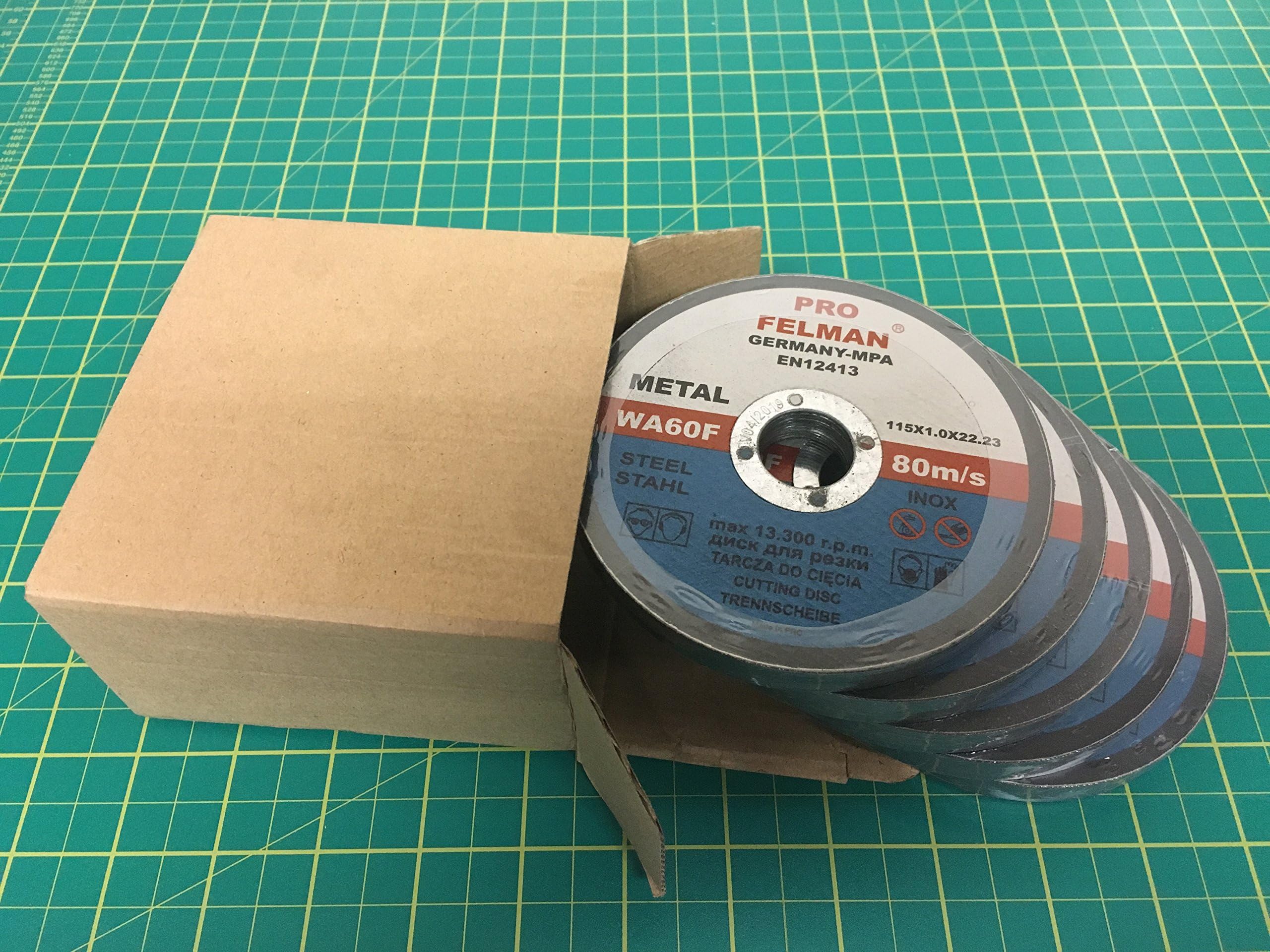 Pack of 50 x Ultra thin 115 x 1mm Angle Grinder Circular Saw- Stainless steel cuttings discs - metal cutting slitting discs TOP QUALITY