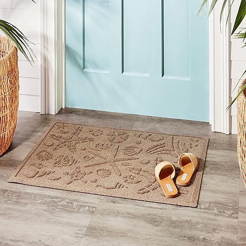 Miniatura 6 de Aqua Shield Beachcomber Felpudo de 2 x 3 pulgadas, Burdeos