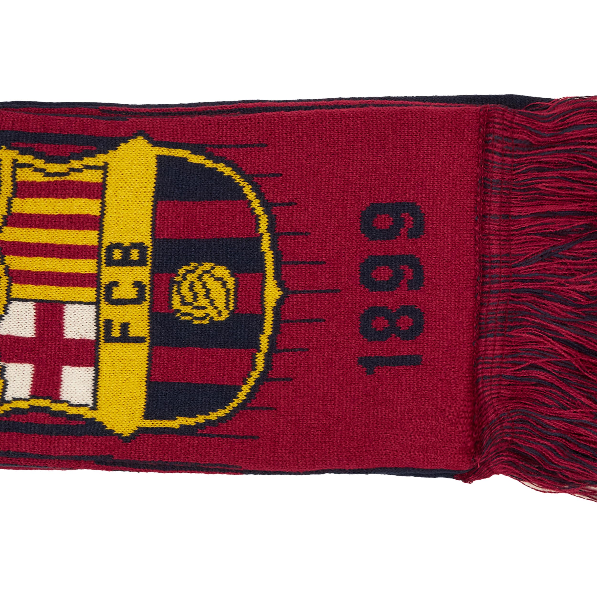 Icon Sports Team Scarf FC Barcelona Facet-Bufanda Reversible del Equipo Unisex Adulto