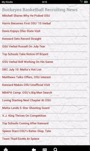 Ohio St Basketball News (Kindle Tablet Edition)